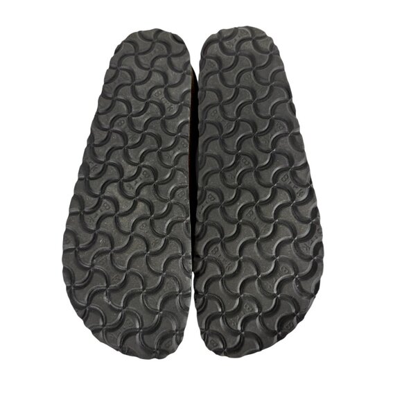 Birkenstock Buckley Black Suede Leather Slip On Clog Women’s Size 38 US 7 NEW - Picture 7 of 8